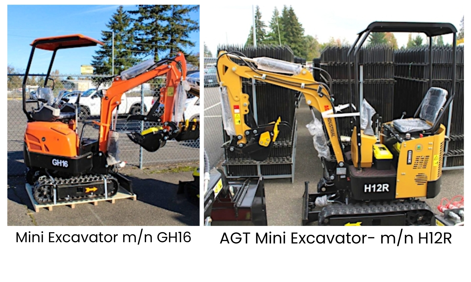 Mini Excavator mn GH16
